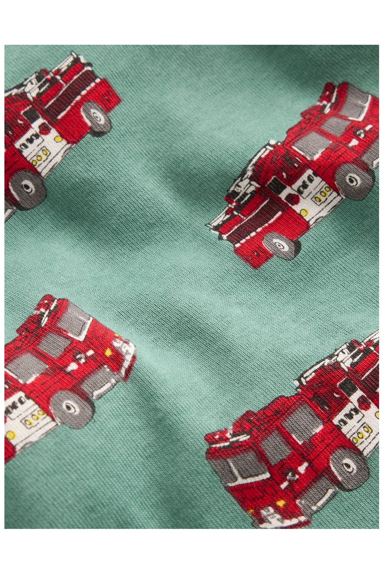 Kids' Snug Fit Cotton Pajamas, Alternate, color, FIRE TRUCKS