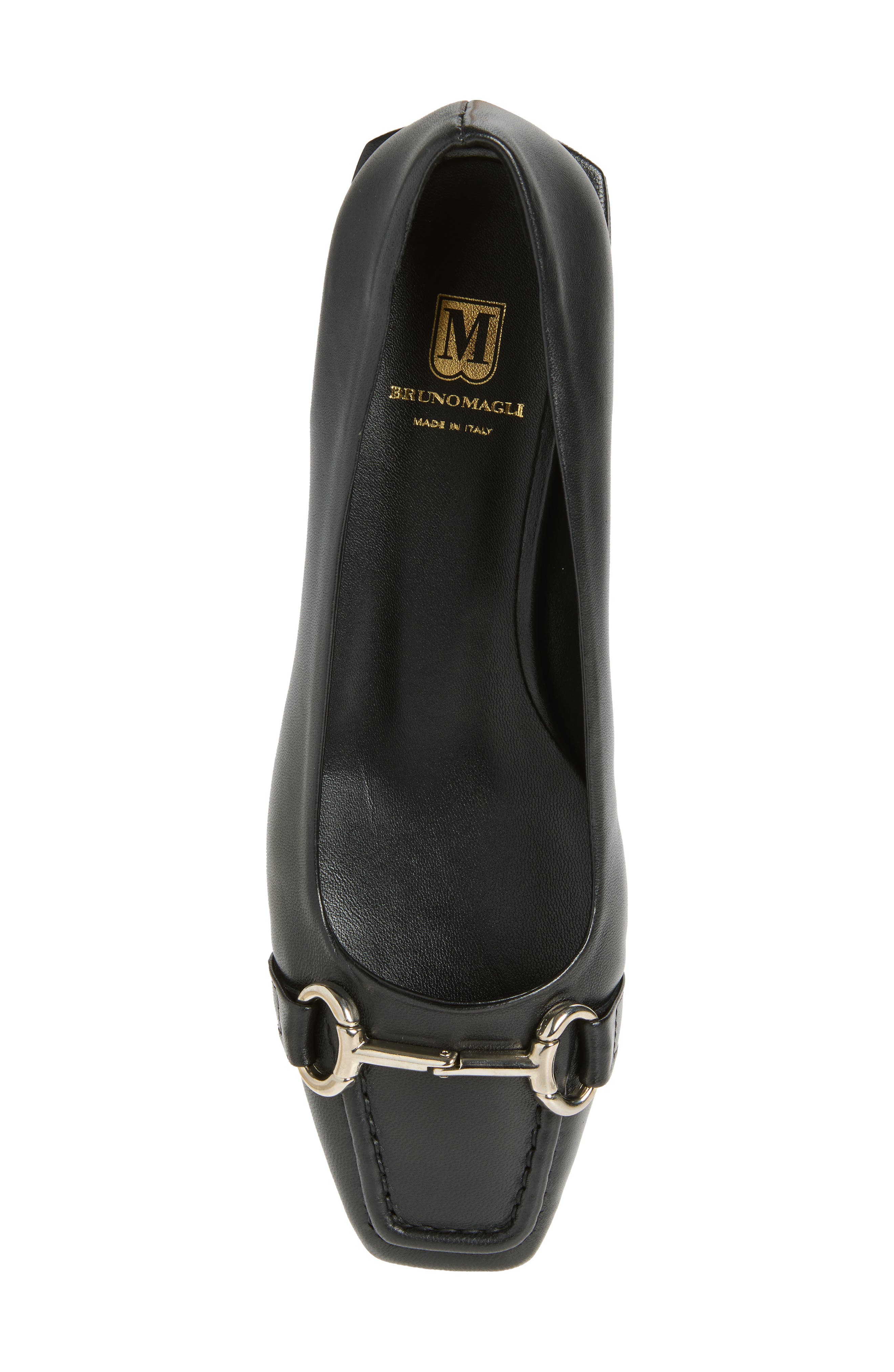 Patrina Flat, Alternate, color, BLACK LEATHER