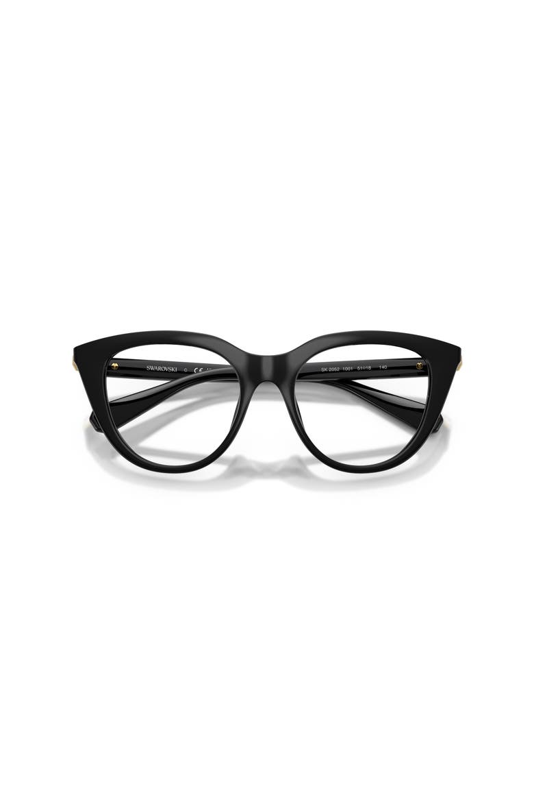 51mm Cat Eye optical glasses, Alternate, color, Black