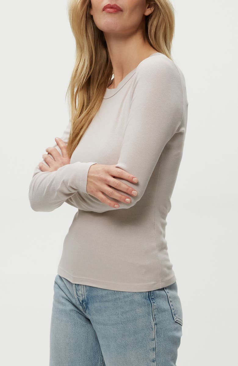 Michael Stars Zola Long Sleeve T-Shirt, Alternate, color, Cement