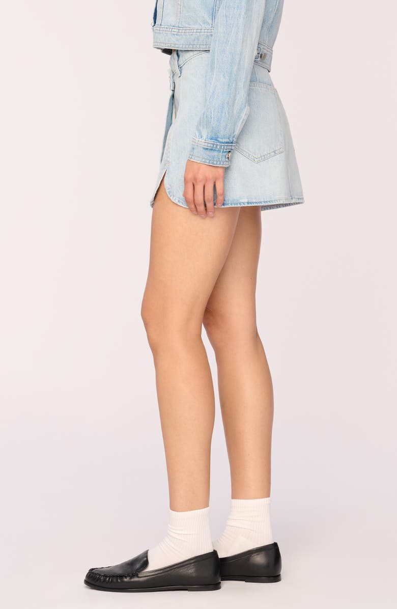 DL1961 Andi Denim Wrap Miniskirt, Alternate, color, 