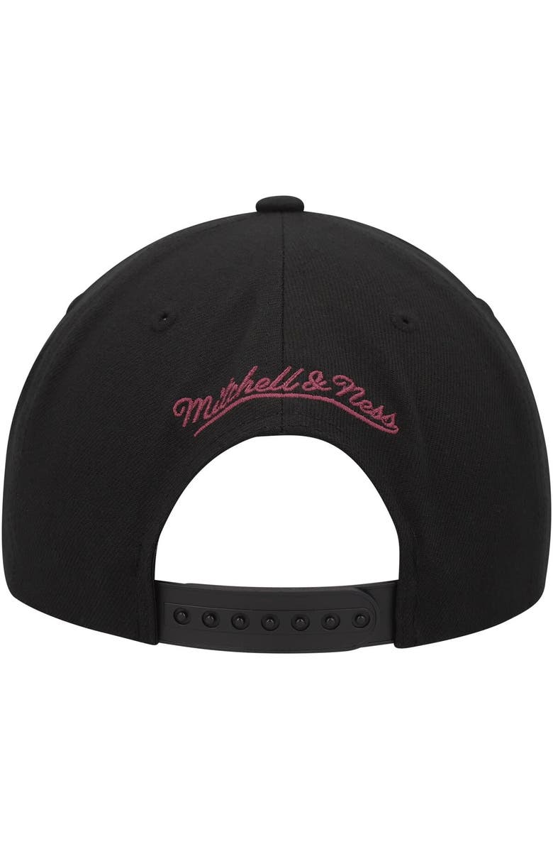 Mitchell & Ness Men's Mitchell & Ness Black Anaheim Ducks Core Team Script 2.0 Snapback Hat, Alternate, color, Black