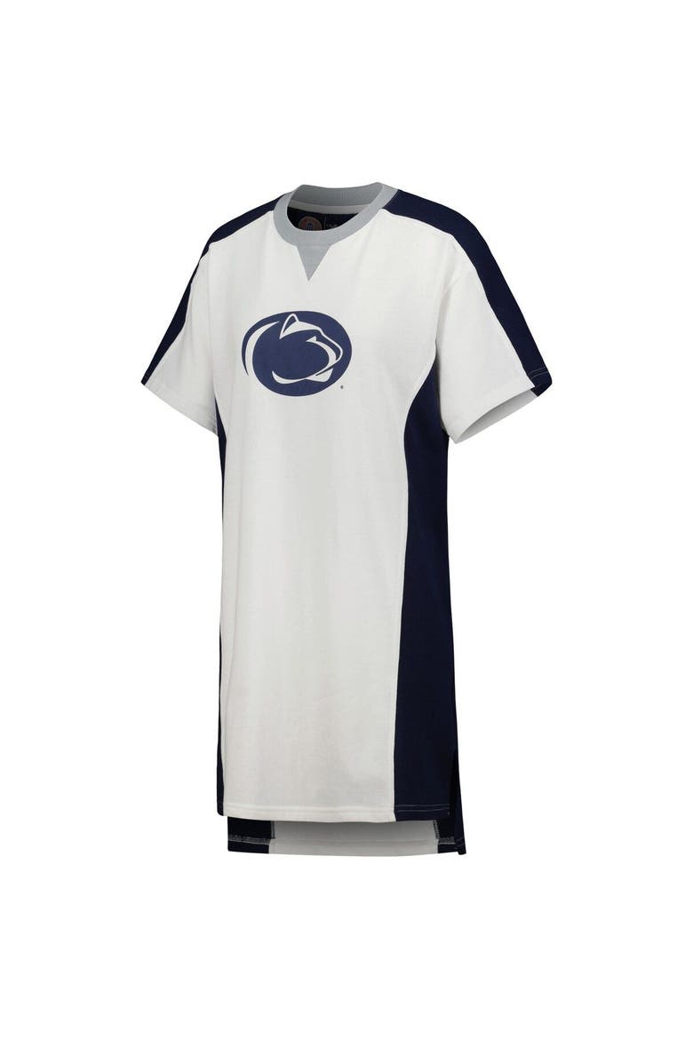Women's G-III 4Her by Carl Banks White Penn State Nittany Lions Home Run T-Shirt Dress, Alternate, color, White