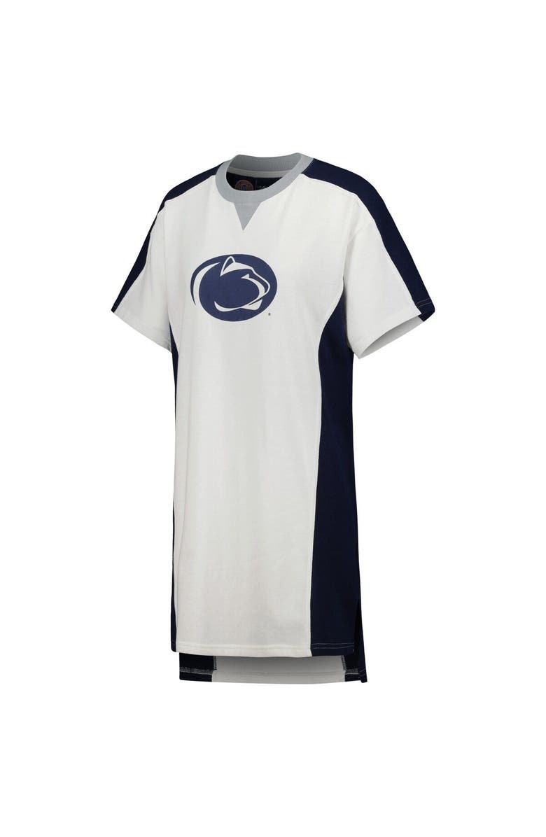 G-III 4HER BY CARL BANKS Women's G-III 4Her by Carl Banks White Penn State Nittany Lions Home Run T-Shirt Dress, Alternate, color, White