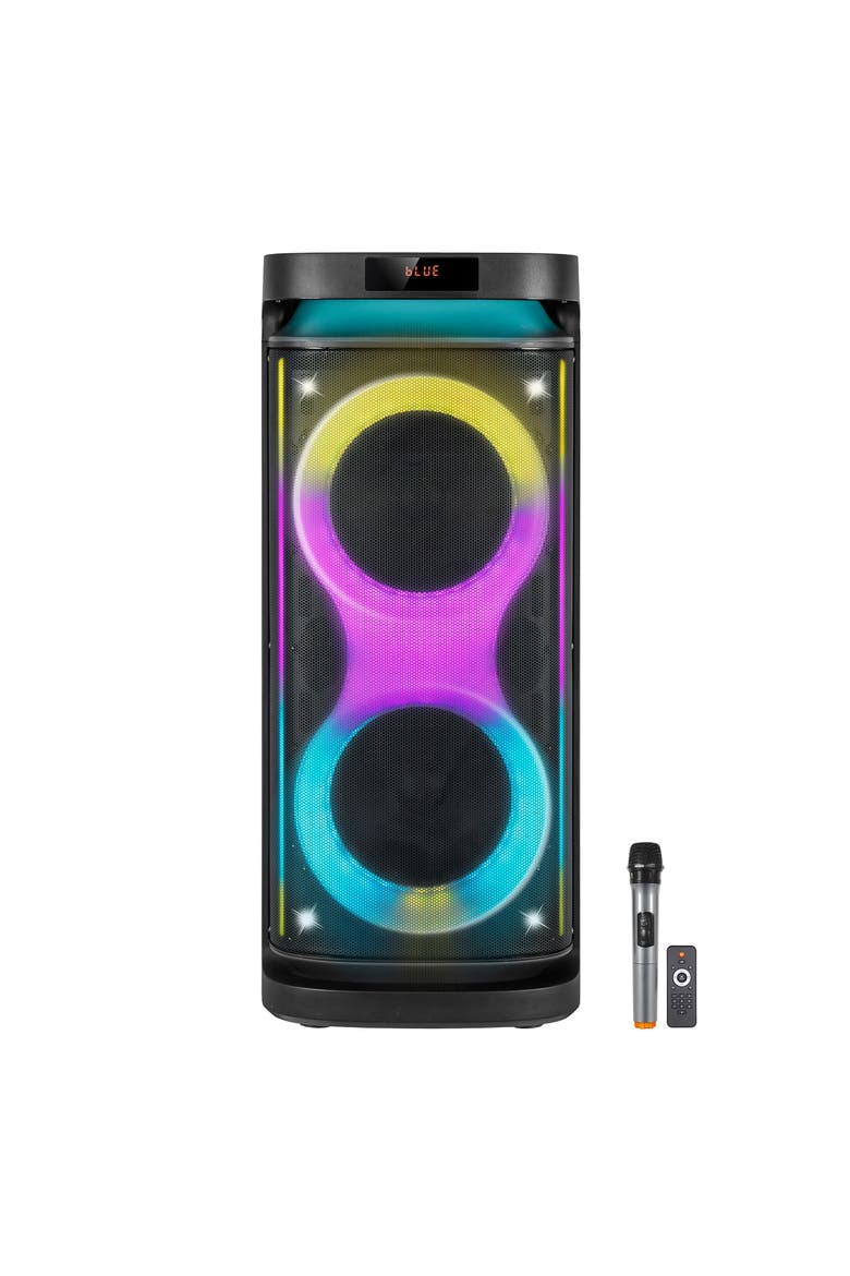 2x 10 Inch Speaker with True Wireless Stereo, Alternate, color, Black