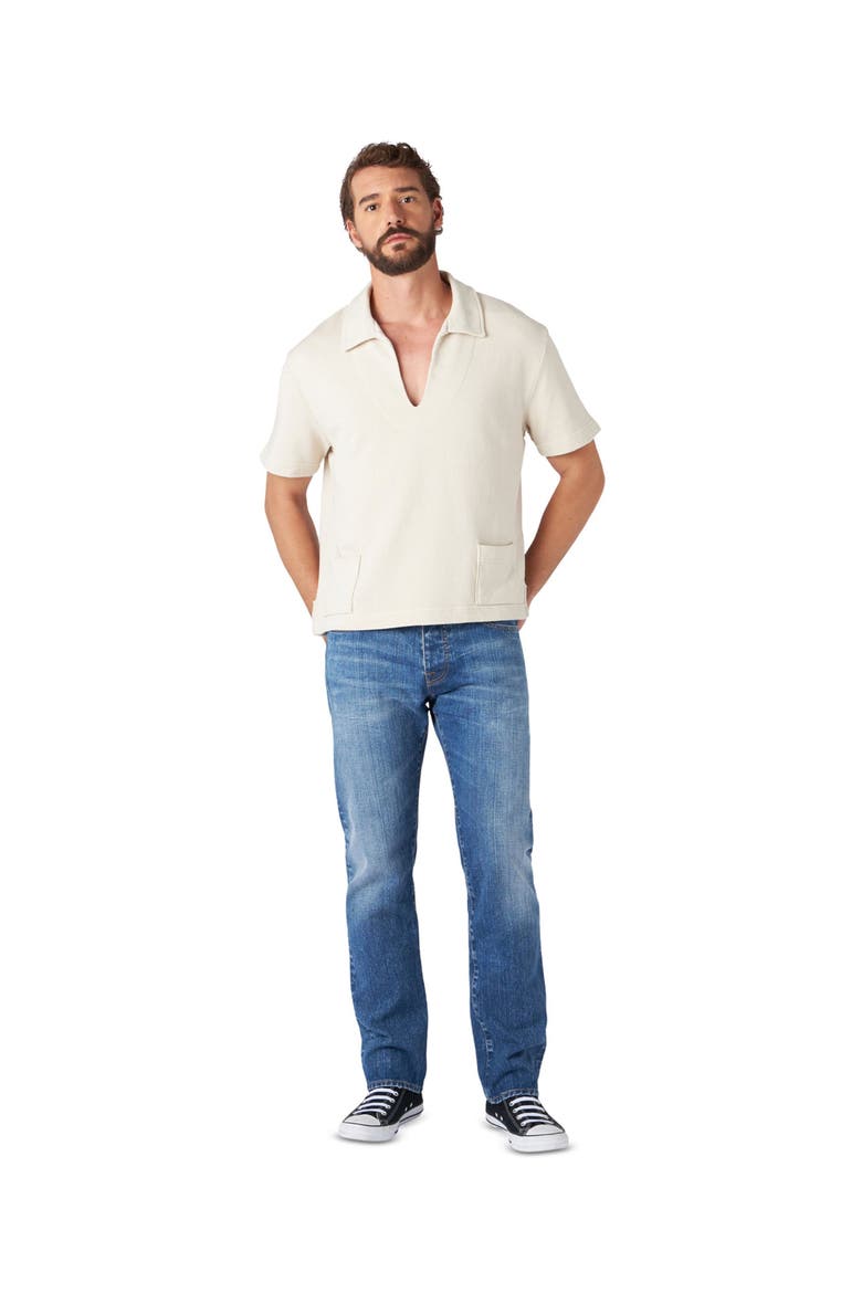 Grand Brushed Jersey V-Neck Sweater, Alternate, color, TAUPE