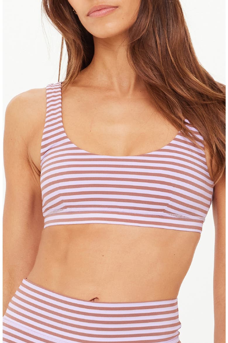 Miami Jasmine Scoop Neck Sports Bra, Main, color, STRIPE