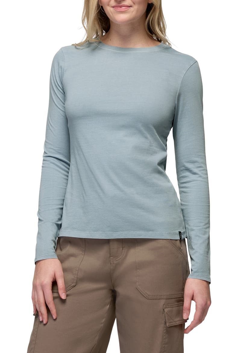 Everyday Long Sleeve T-Shirt, Main, color, GLACIER SKIES