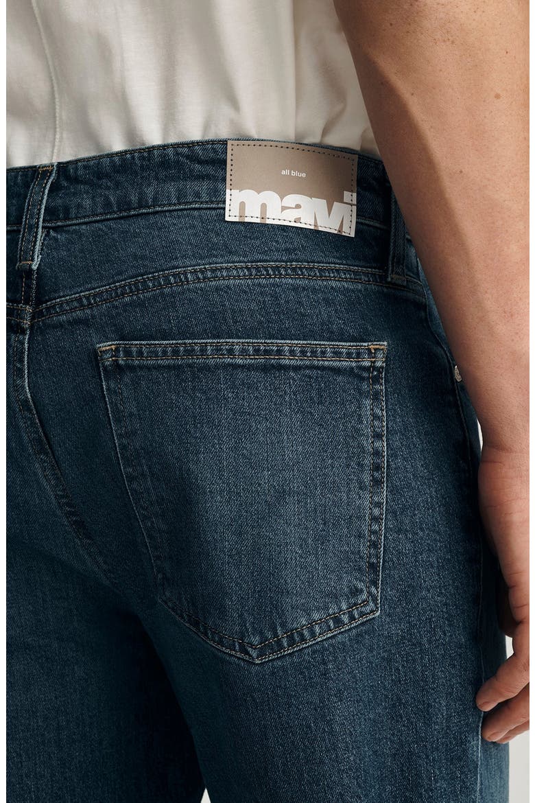 Marlon Relaxed Straight Leg Jeans, Alternate, color, DARK USED CLASSIC BLUE