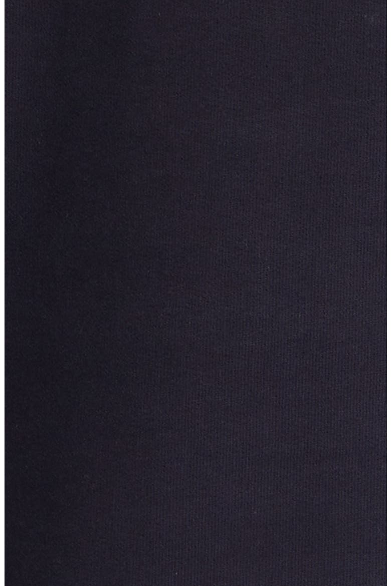Logo Patch Brushed Cotton Hoodie, Alternate, color, NAVY BLUE