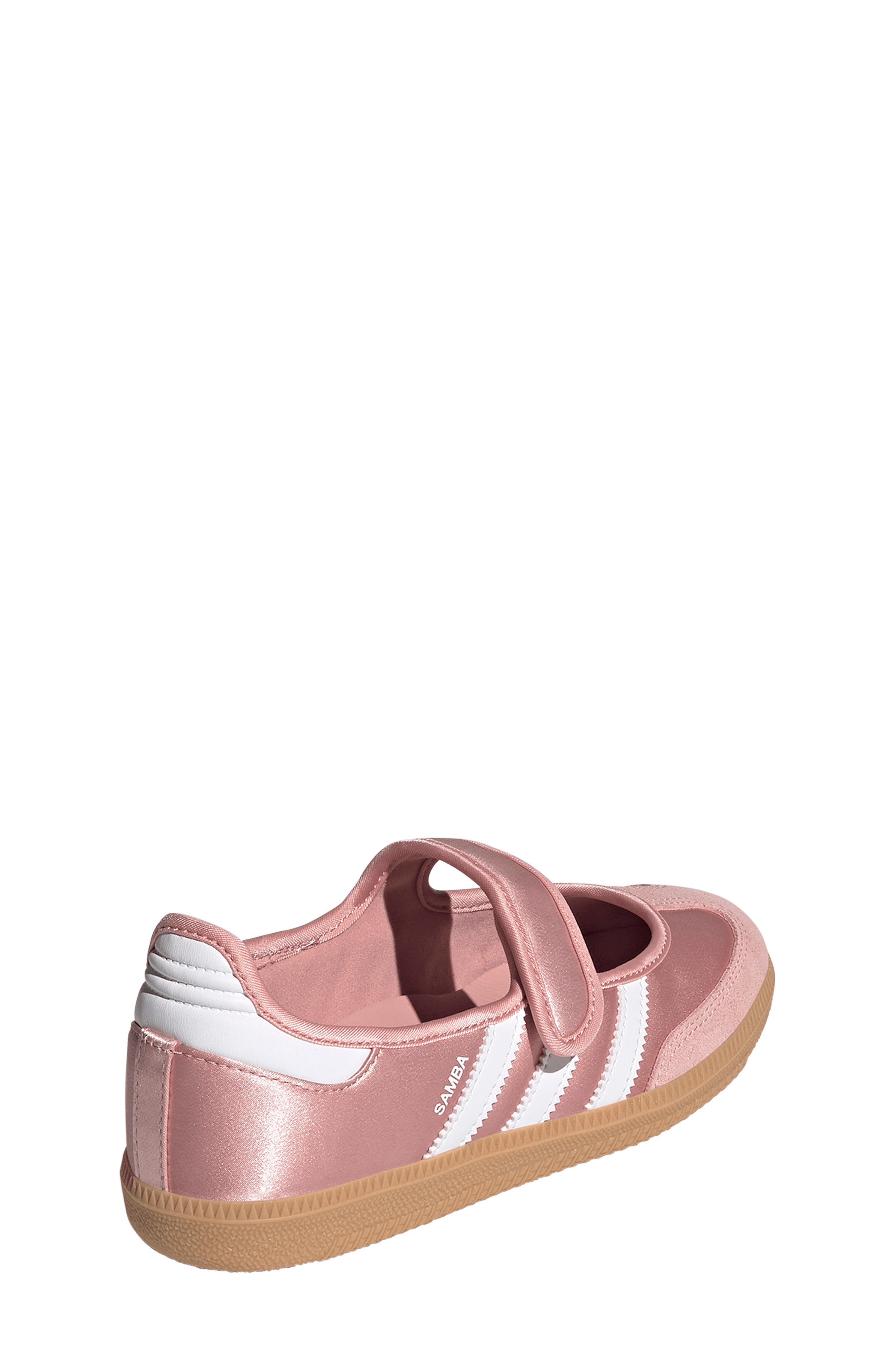 adidas Kids' Samba Jane Sneaker, Alternate, color, Mauve/ White/ Gum