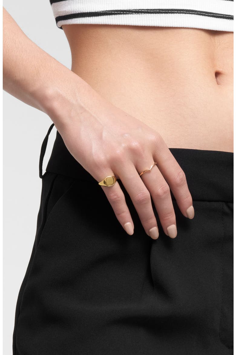 Signet Ring, Alternate, color, GOLD