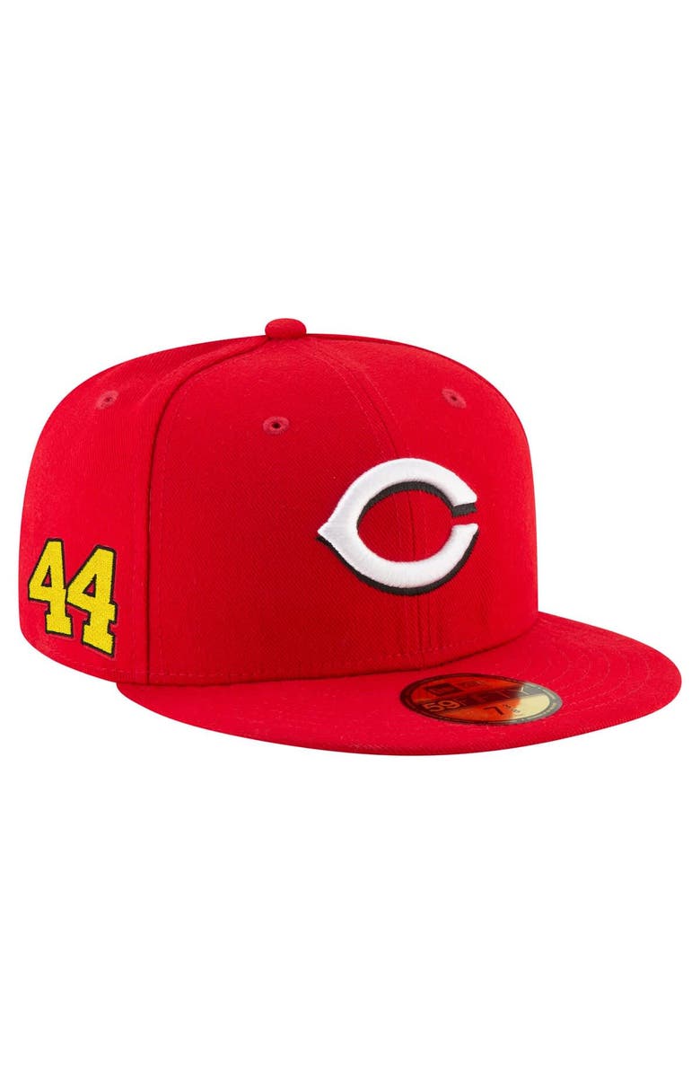 New Era Men's New Era Elly De La Cruz Red Cincinnati Reds 2025 Player’s Weekend 59FIFTY Fitted Hat, Main, color, Red