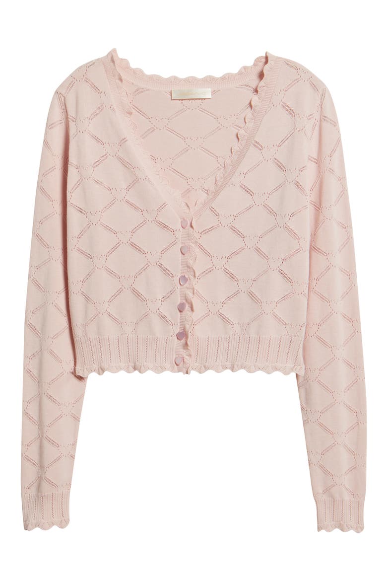 Petra Crop Cardigan, Alternate, color, VELOUR PINK