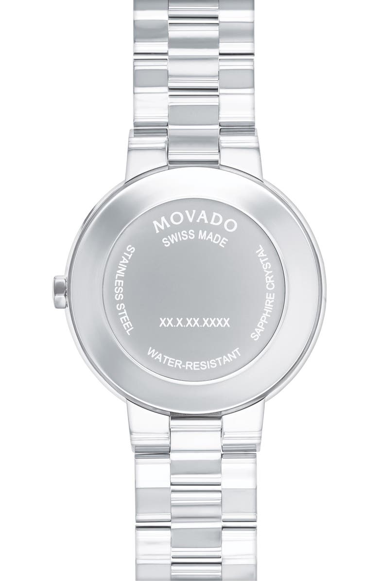 Movado Bracelet Watch, Alternate, color, Silver Dial
