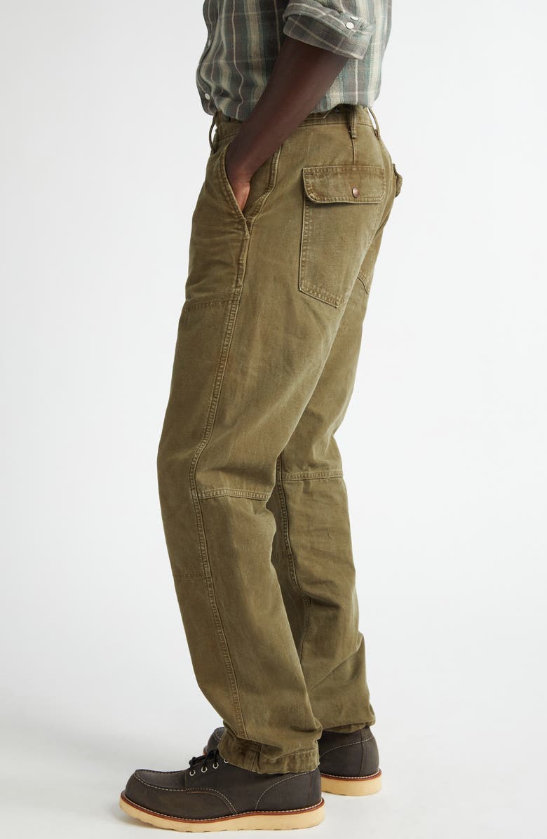 Double RL Engineer Fit Cotton Canvas Pants, Alternate, color, 