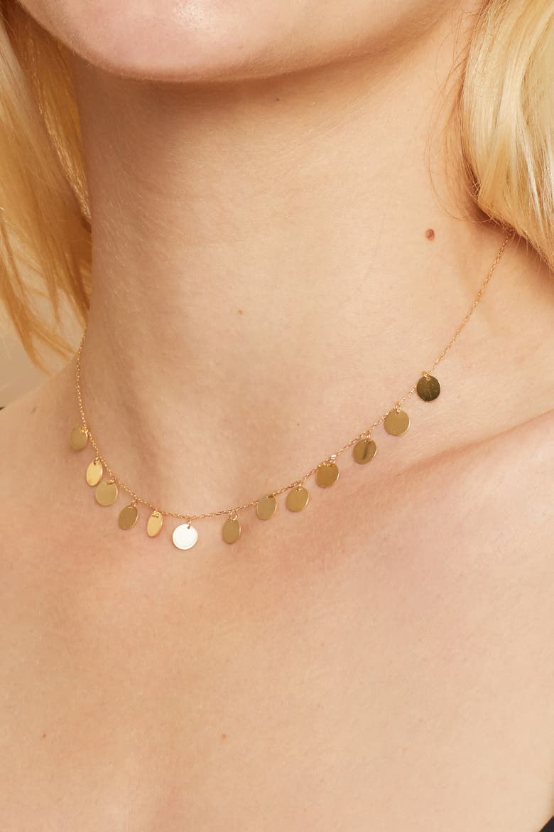 14K Yellow Gold Manhattan Choker, Alternate, color, Yellow Gold