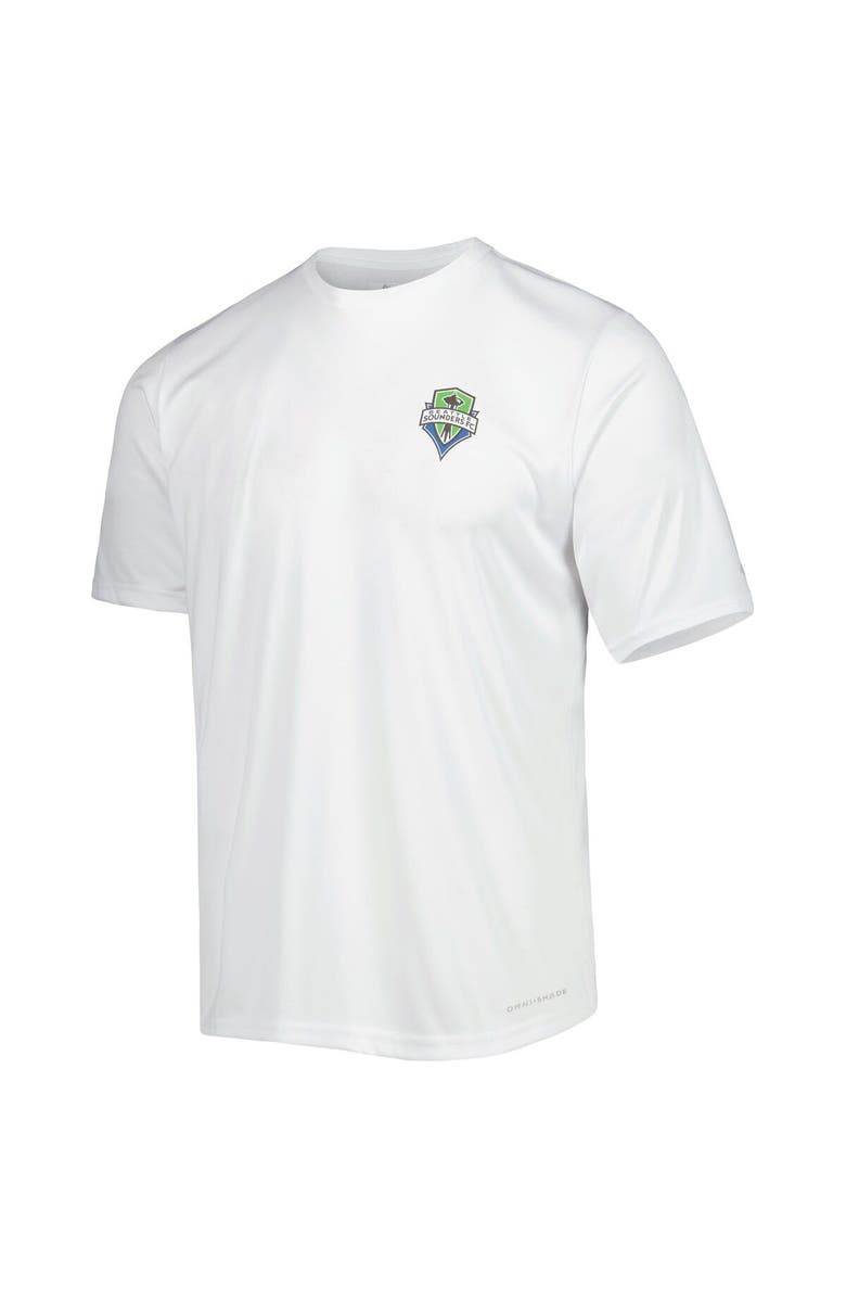 Columbia Men's Columbia Olympic White Seattle Sounders FC Terminal Tackle Omni-Shade T-Shirt, Alternate, color, 