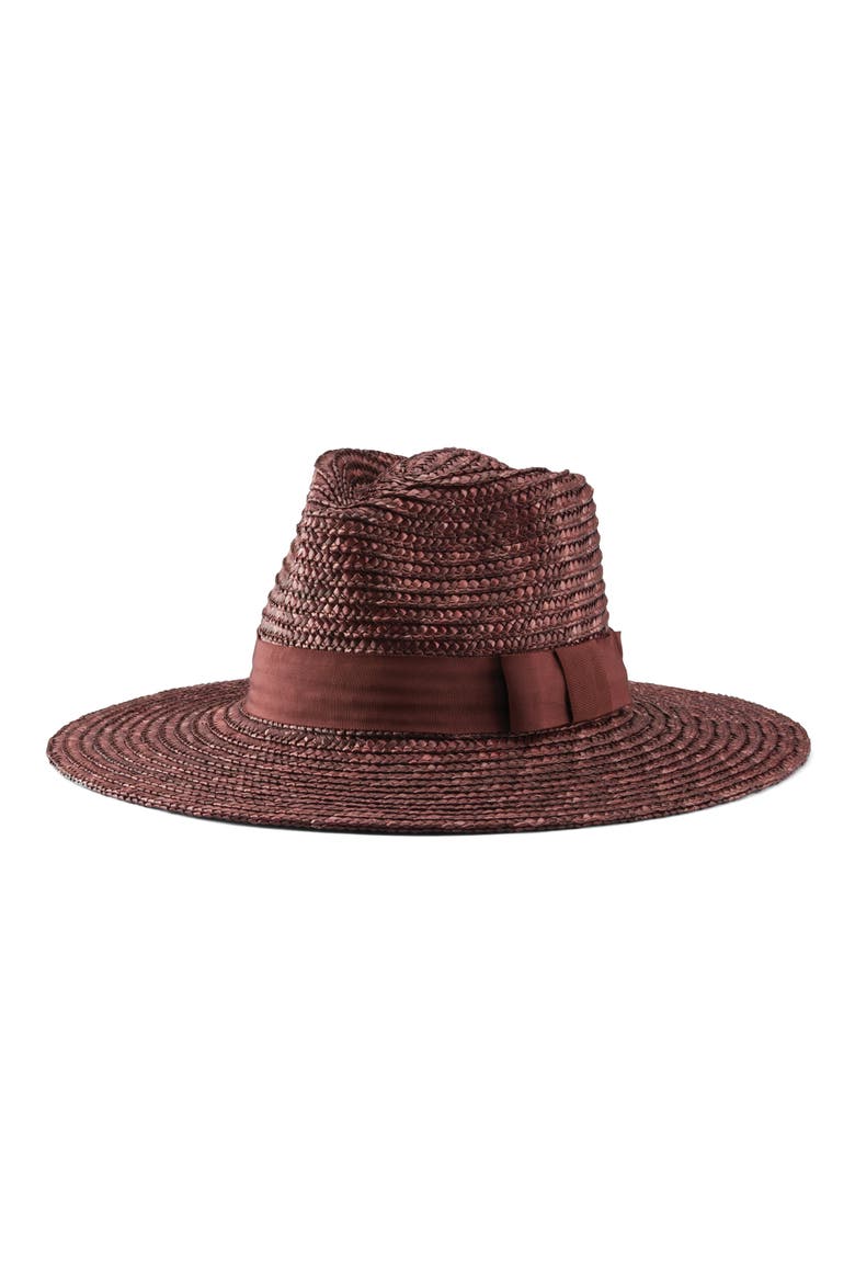 Joanna Straw Hat, Main, color, WINE