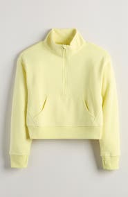 Zella Girl Kids' Cloud Fleece Half Zip Sweatshirt