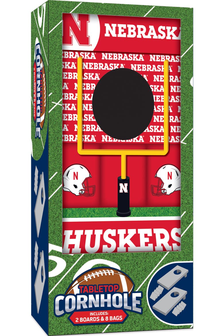 Nebraska Cornhuskers Tabletop Cornhole, Main, color, Multicolor