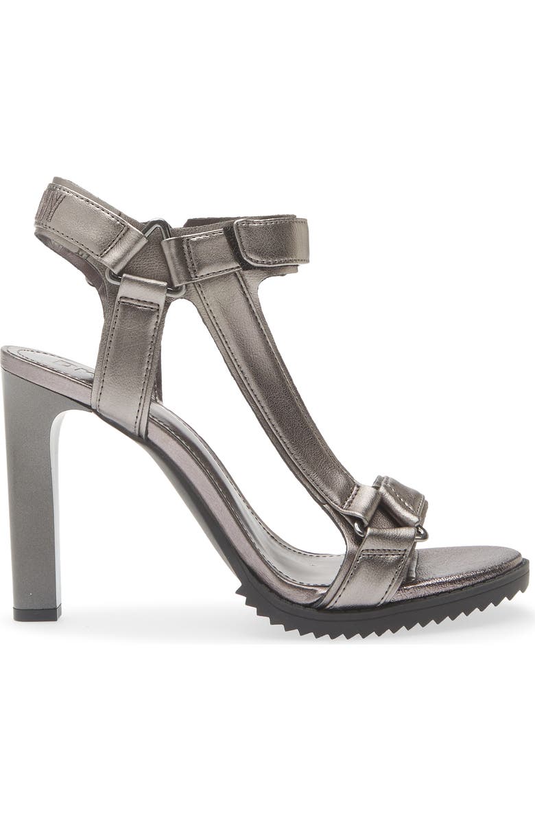 DKNY Bayli Ankle Strap Sandal, Alternate, color, Gunmetal