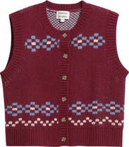 Damson Madder Sofie Wool Sweater Vest