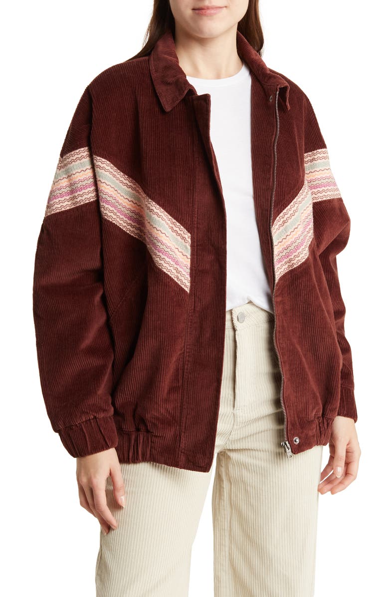 Roxy Ocean Talk Cotton Corduroy Jacket | Nordstromrack