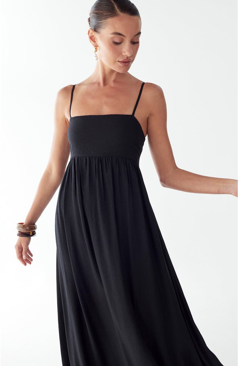 ST MRLO Aster Maxi Dress, Alternate, color, Black