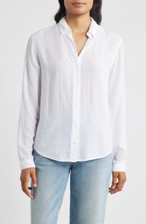 Cloth & Stone Classic Button-up Shirt In White