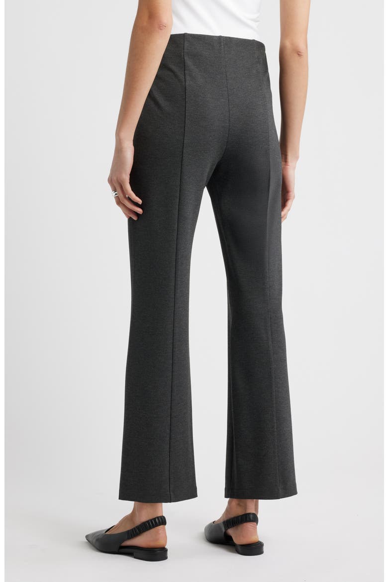 Pull-On Ponte Trousers, Alternate, color, GREY HEATHER
