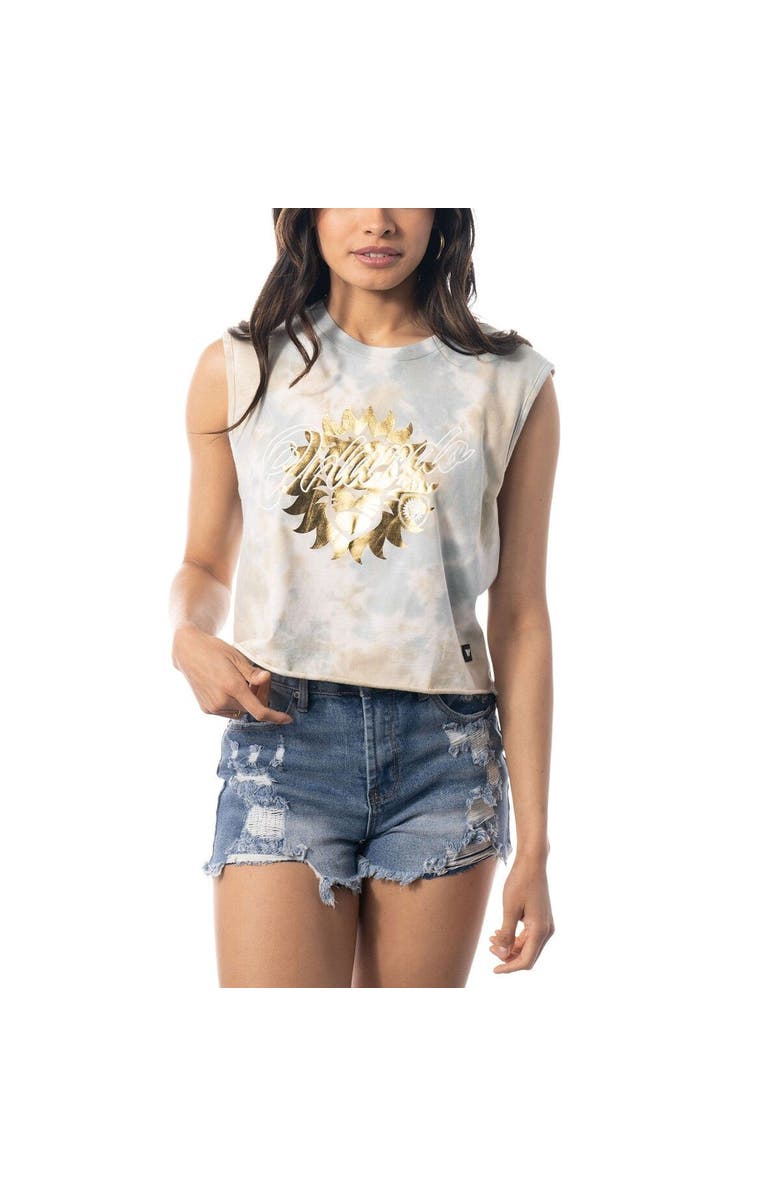 THE WILD COLLECTIVE Women's The Wild Collective Orlando City SC Tie-Dye Jersey Tank Top, Alternate, color, Khaki