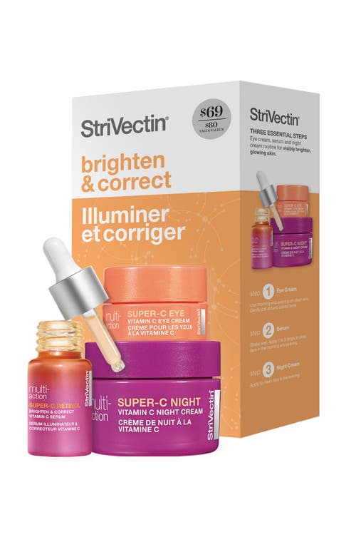 StriVectin® Multi-Action Trio: Brighten & Restore $98 Value 