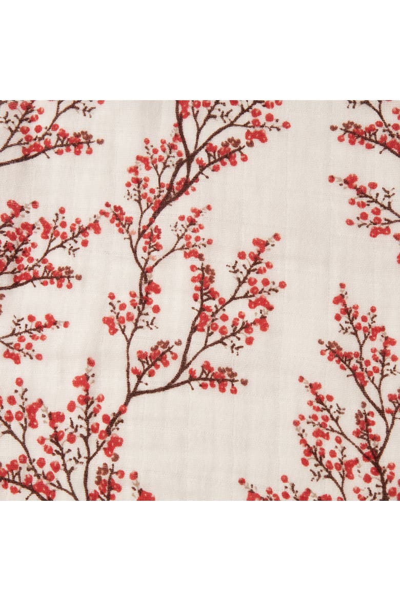 Organic Cotton Crib Sheet, Alternate, color, Winterberry