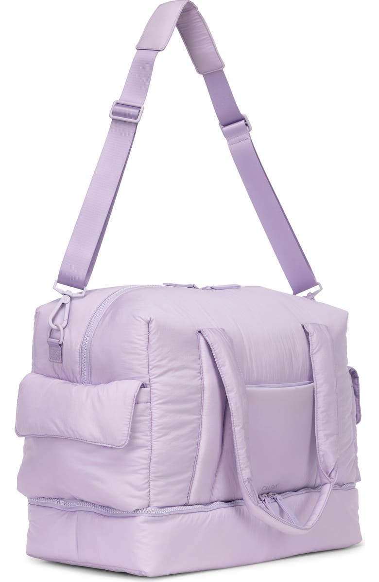 CALPAK Weekender Recycled Nylon Diaper Duffel Bag, Alternate, color, Orchid