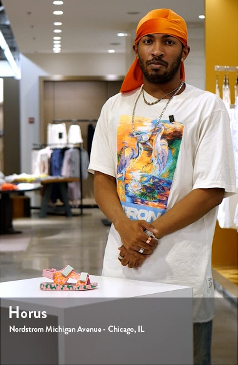 Mini Melissa Ping Pong Fabula Print Sandal, sales video thumbnail