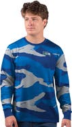 STARTER Men's Starter Royal/Gray Seattle Seahawks Thursday Night Gridiron Vintage Logo Long Sleeve T-Shirt