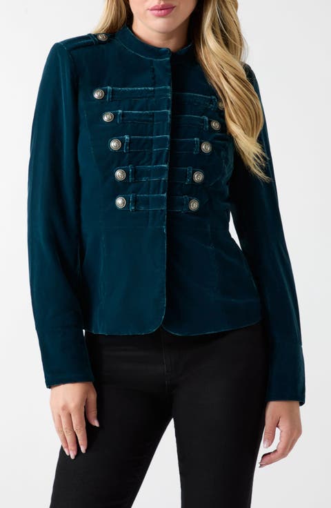 Elena Velvet Band Jacket