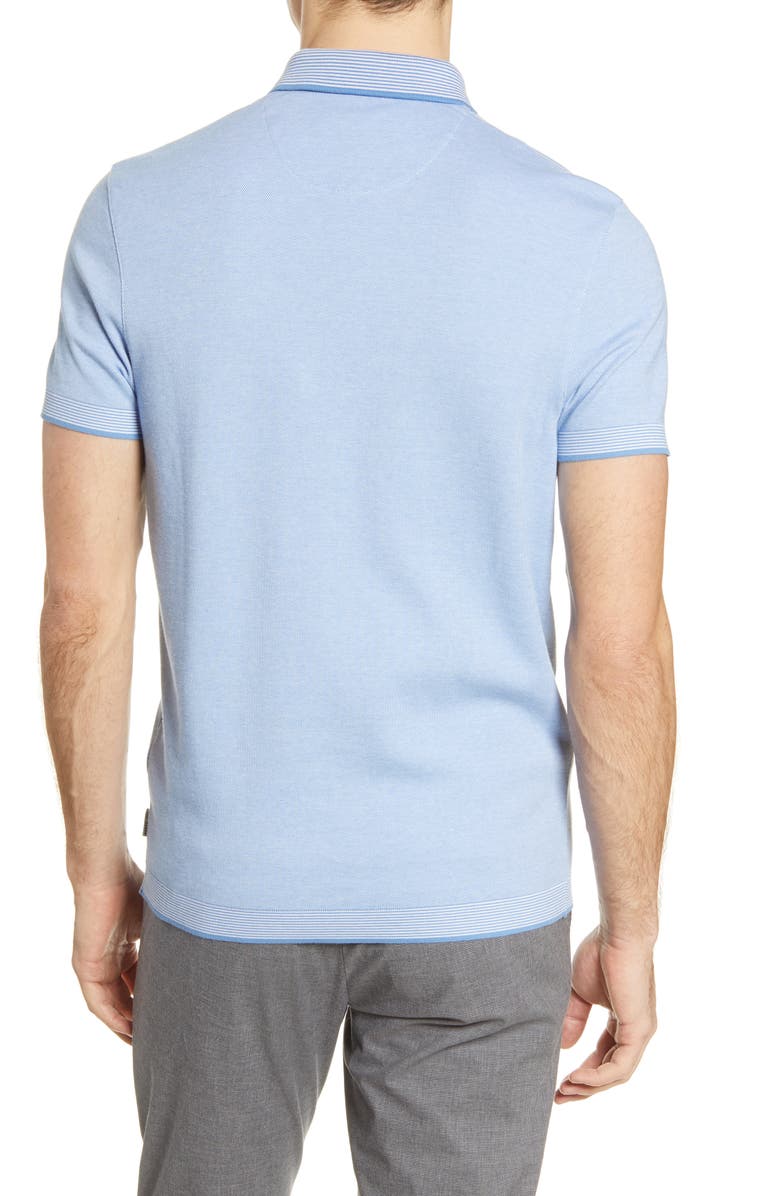 Ted Baker London Lateone Slim Fit Short Sleeve Polo, Alternate, color,