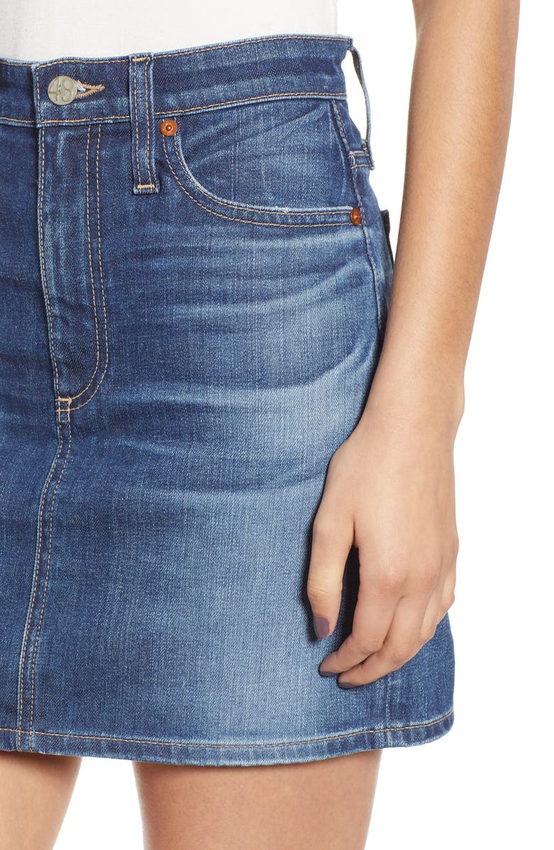 AG Vera Denim Skirt, Alternate, color,
