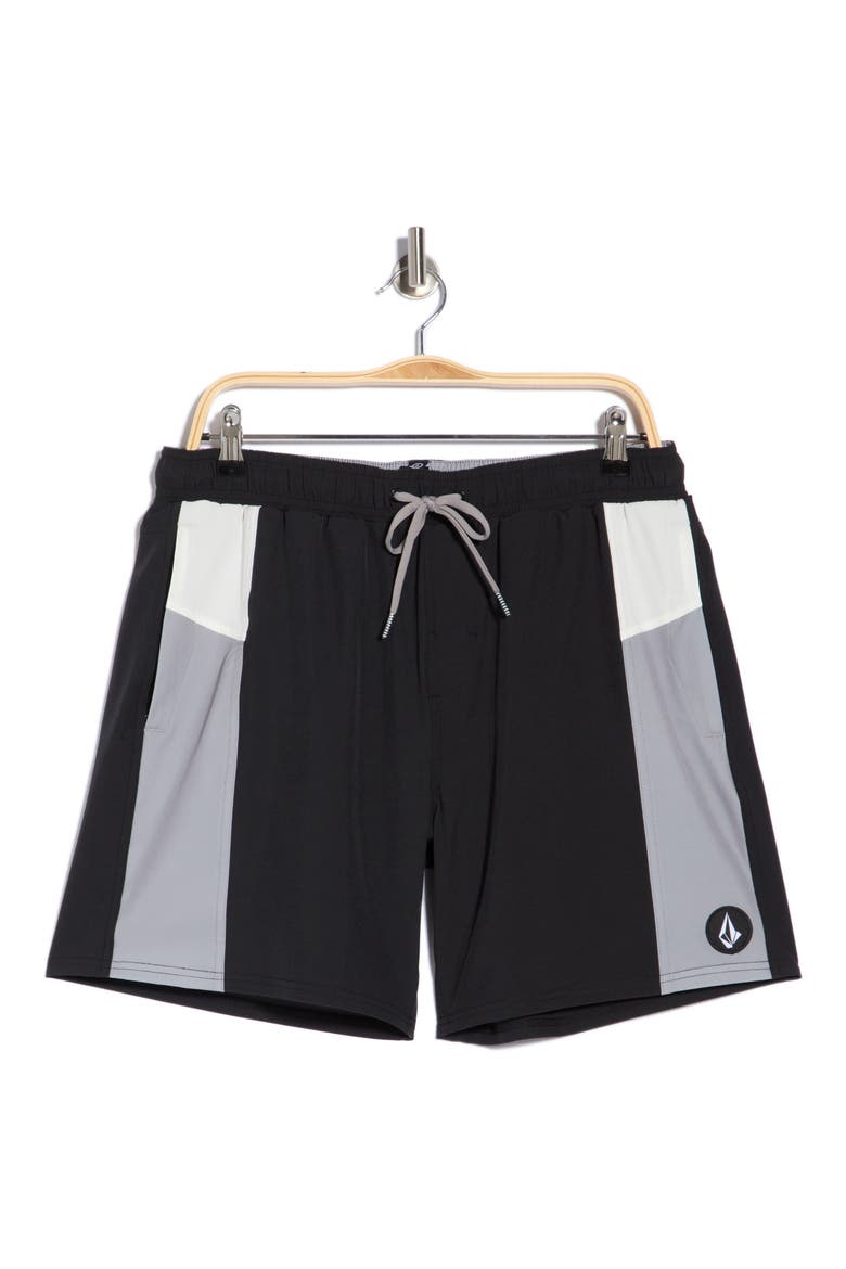 EW 17 Swim Trunks, Alternate, color, BLACK