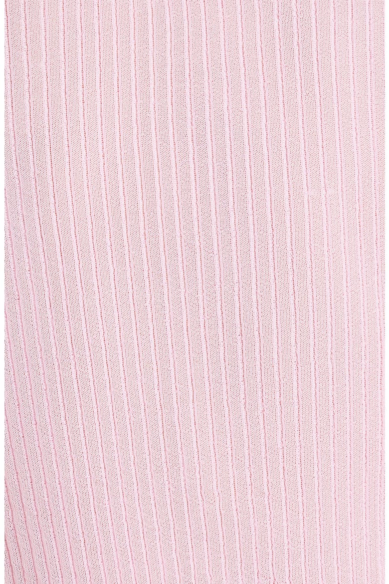 Semisheer Rib Polo, Alternate, color, PINK