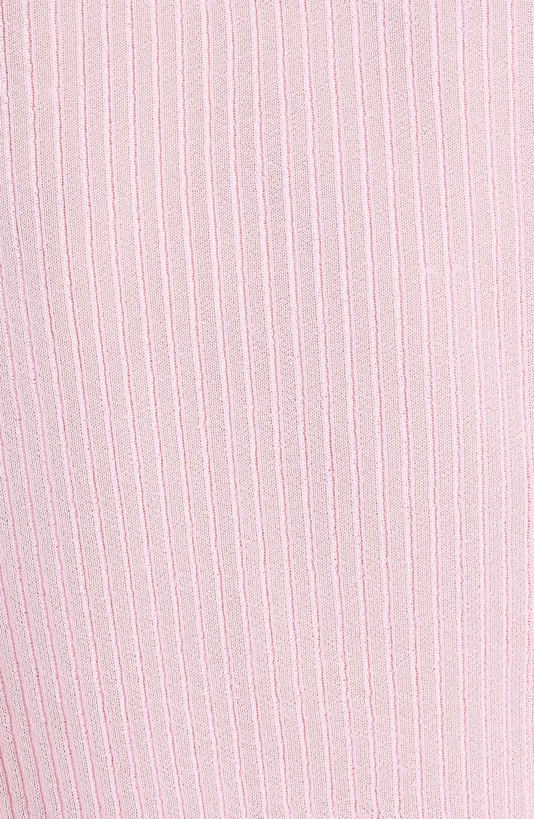 Courrèges Semisheer Rib Polo, Alternate, color, 