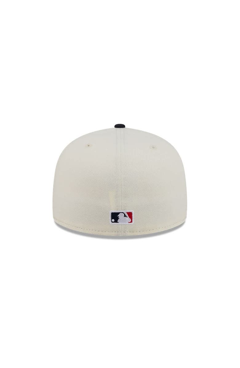 New Era Men's New Era  Cream/Navy Boston Red Sox Bullpen Cart 59FIFTY Fitted Hat, Alternate, color, Cream