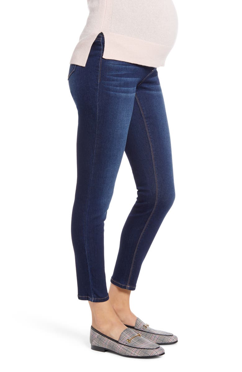 1822 Denim Sculpt Ankle Skinny Maternity Jeans, Alternate, color,