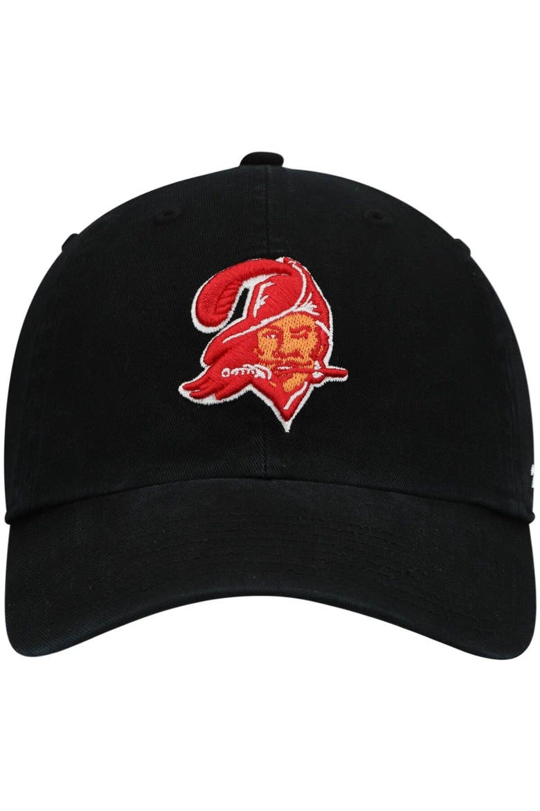 Men's '47 Black Tampa Bay Buccaneers Clean Up Legacy Adjustable Hat, Alternate, color, BLACK