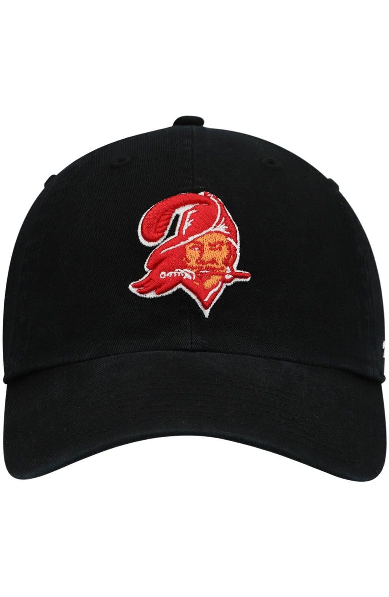 '47 Men's '47 Black Tampa Bay Buccaneers Clean Up Legacy Adjustable Hat, Alternate, color, 