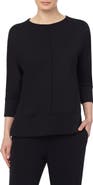 Jones New York Serenity Three Quarter Sleeve Knit Top