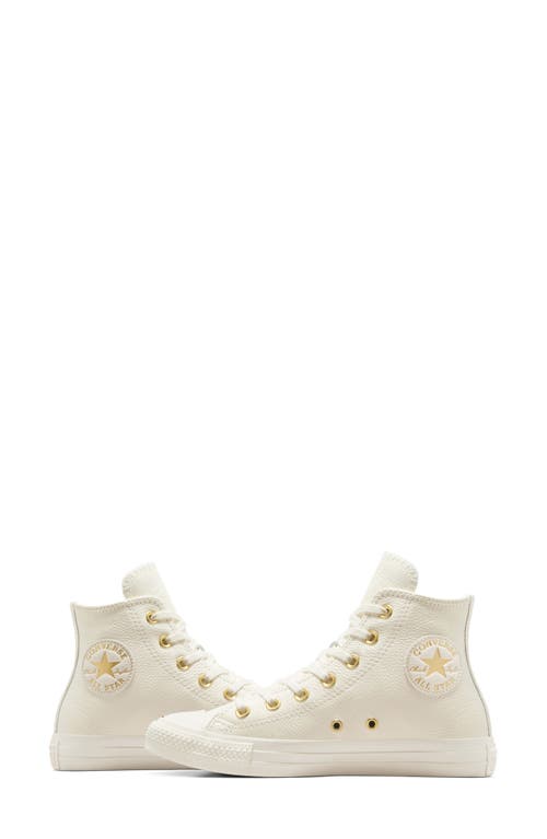 Converse Chuck Taylor® All Star® High Top Sneaker In Egret/egret/gold