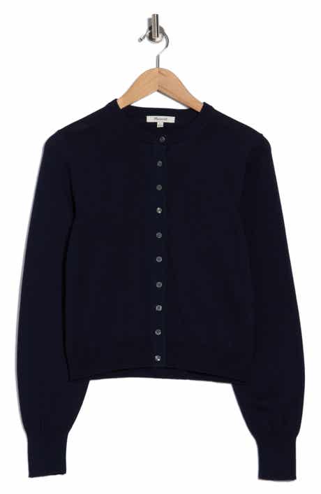 Madewell Cotton Crewneck Cardigan